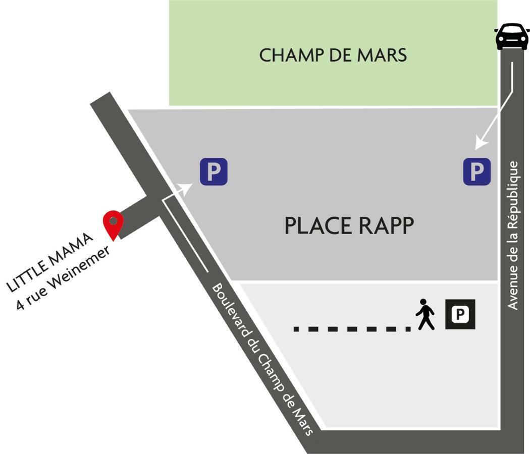 شقة Little Mama 80 Meters From Public Parking Rapp كولمار المظهر الخارجي الصورة